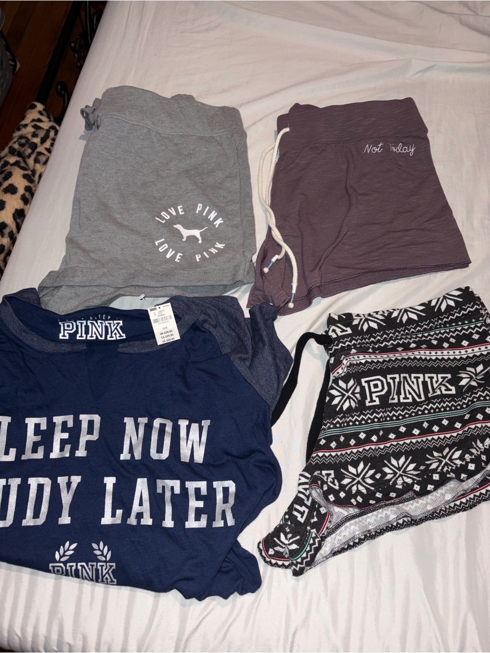 Victoria’s Secret PINK Lounge Set - Grey, Navy, Black & Plum Mix